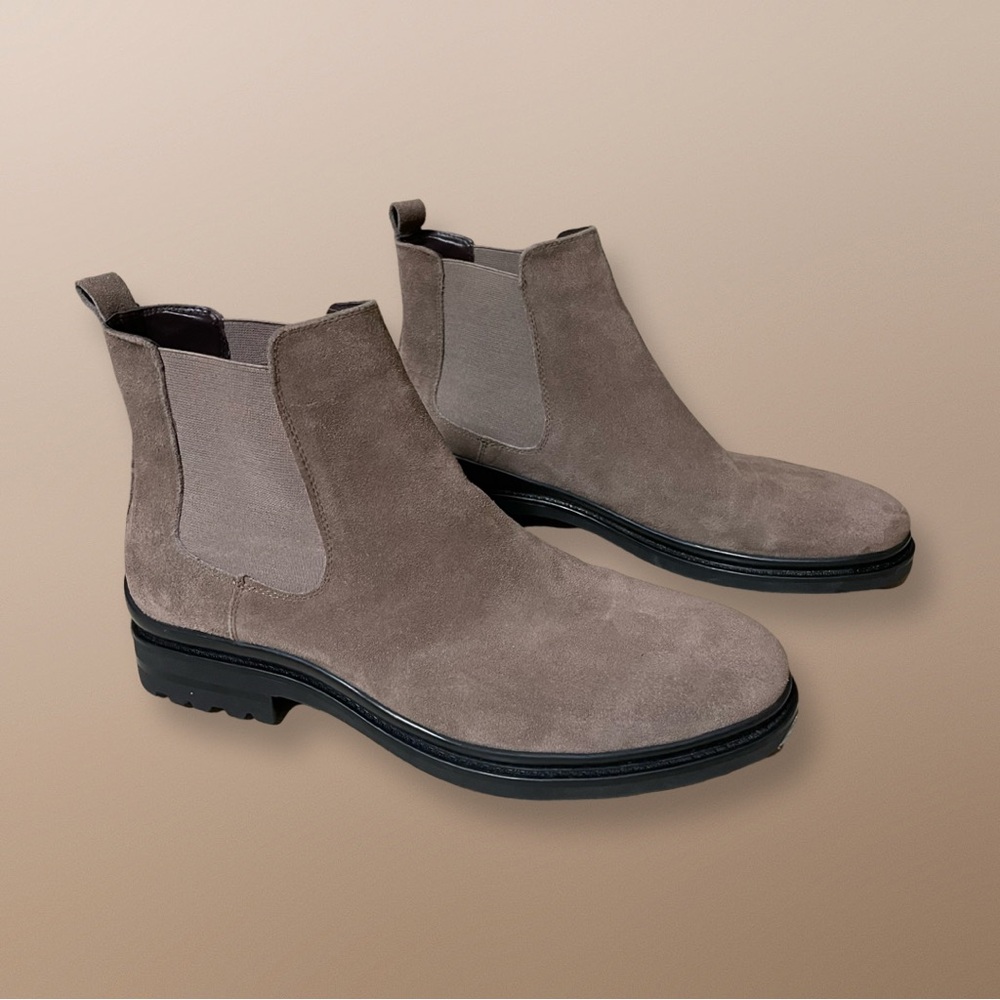 Men's BLONDO Tan WATERPROOF Suede Chelsea Boots NWOT 13M